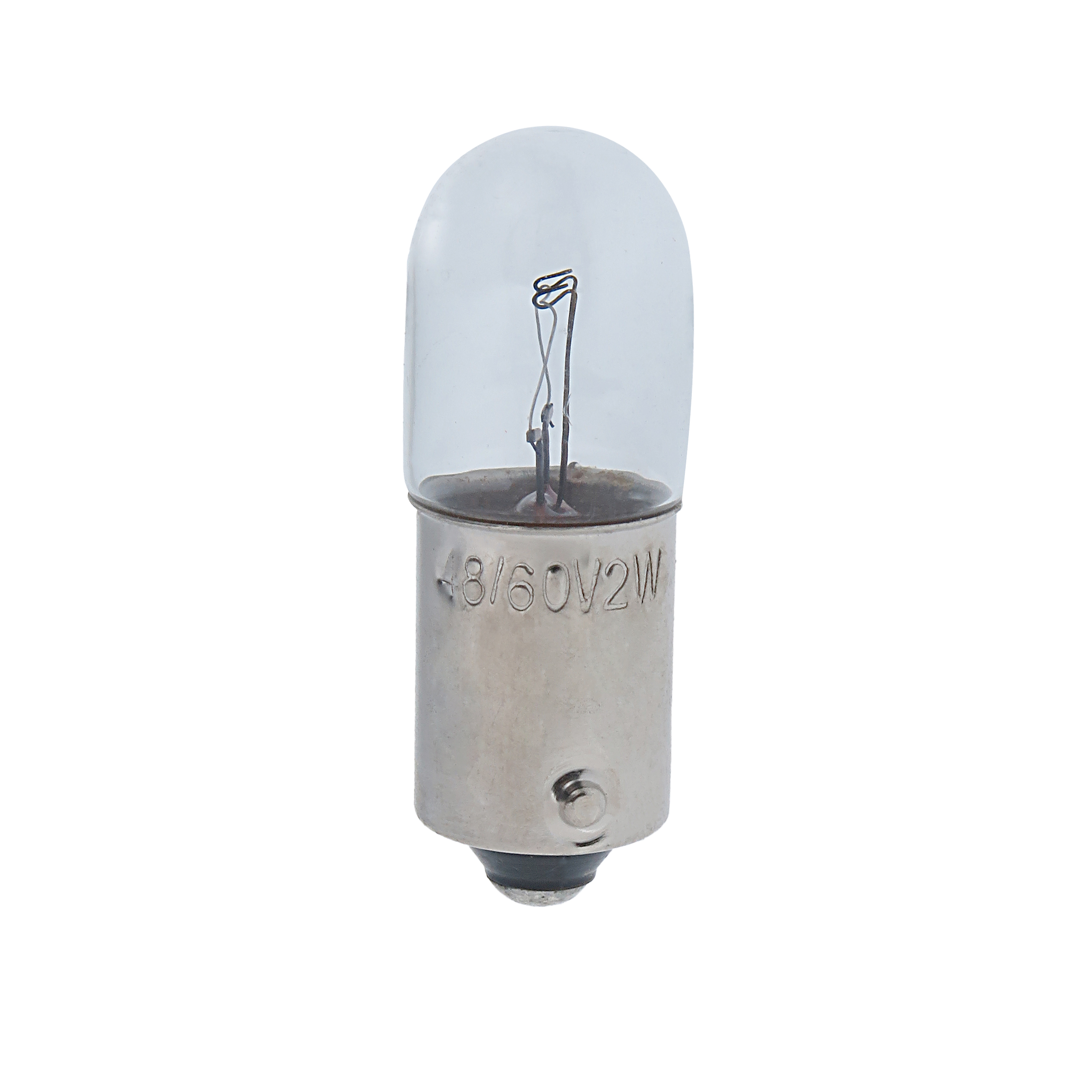 لامپ سیگنال رشته ای 24/30 ولت 2 وات مدل استوانه ای (Tubular) کد T10X28MM پایه خاری (BA9S)