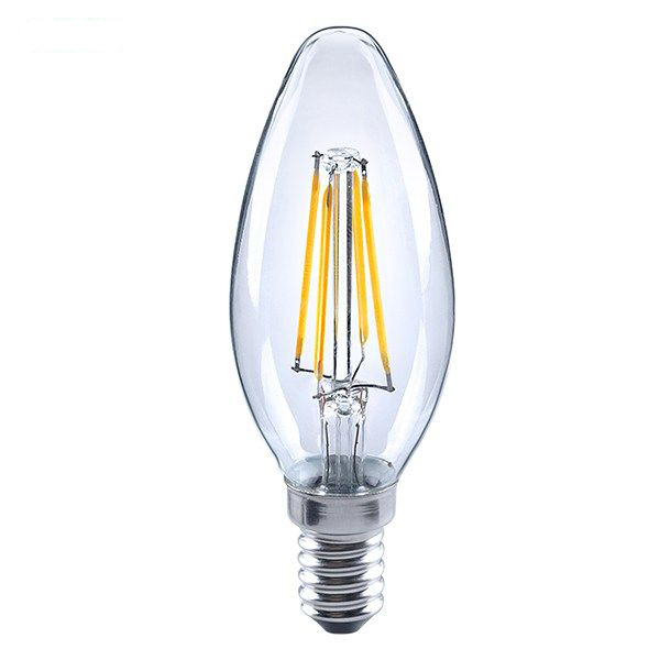 لامپ شمعی فیلامنتی 4 وات آاگ مدل FL-C35 پایه شمعی (E14)