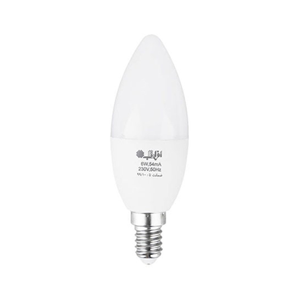 لامپ شمعی ال ای دی (LED) 7 وات افراتاب مدل AF-C37-7W پایه شمعی (E14)