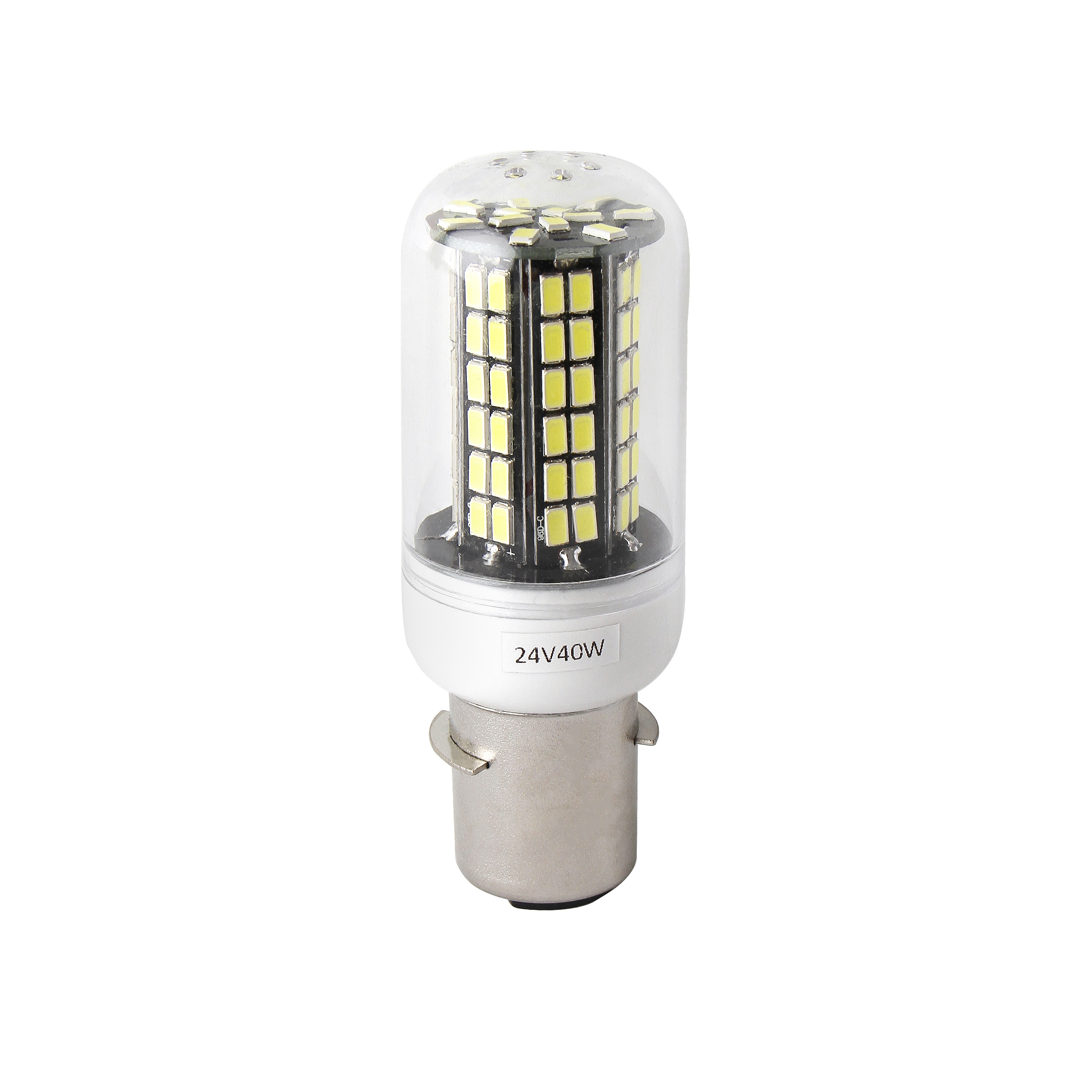 لامپ کشتی و نویگیشن (Navigation Lamp) ال ای دی (LED) 24 ولت 6 وات مدل T38X110MM پایه P28S