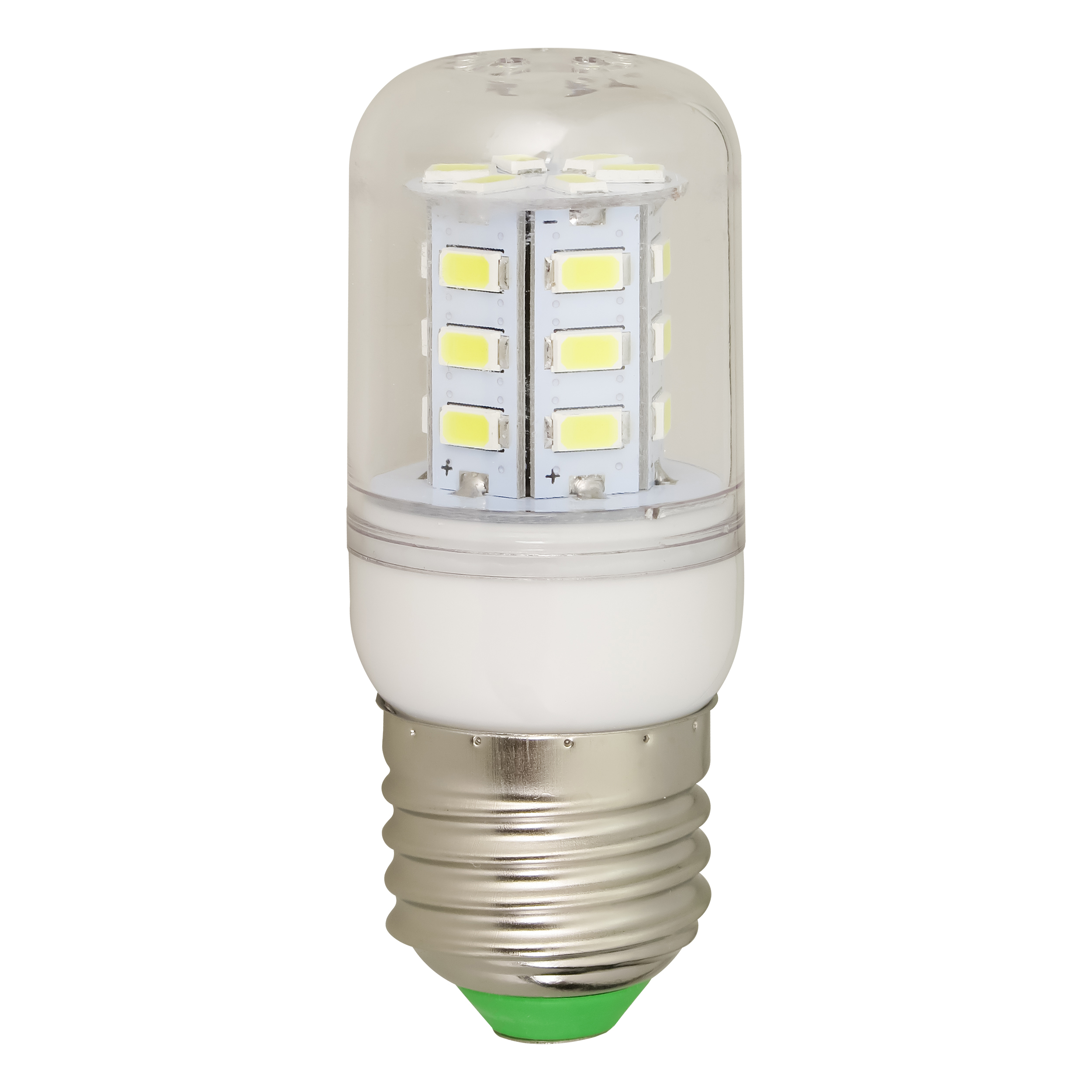 لامپ 60 ولت 5 وات مدل 12V/85V-AC/DC کد E27-24SMD-5730 پایه سرپیچ معمولی (E27)