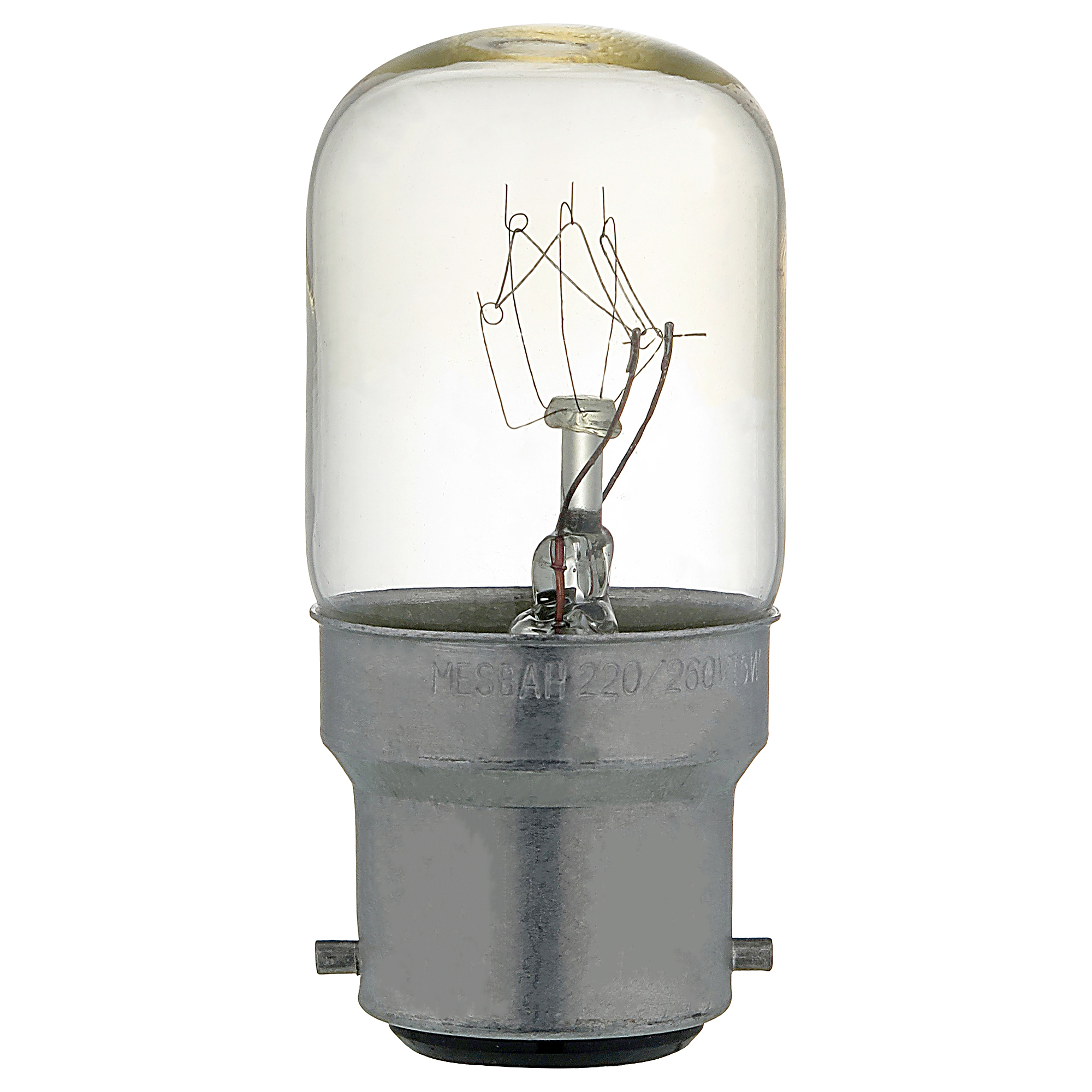 لامپ سیگنال رشته ای 220 ولت 15 وات مصباح مدل ST28 کد ST28X60MM پایه خاری (BA22D)