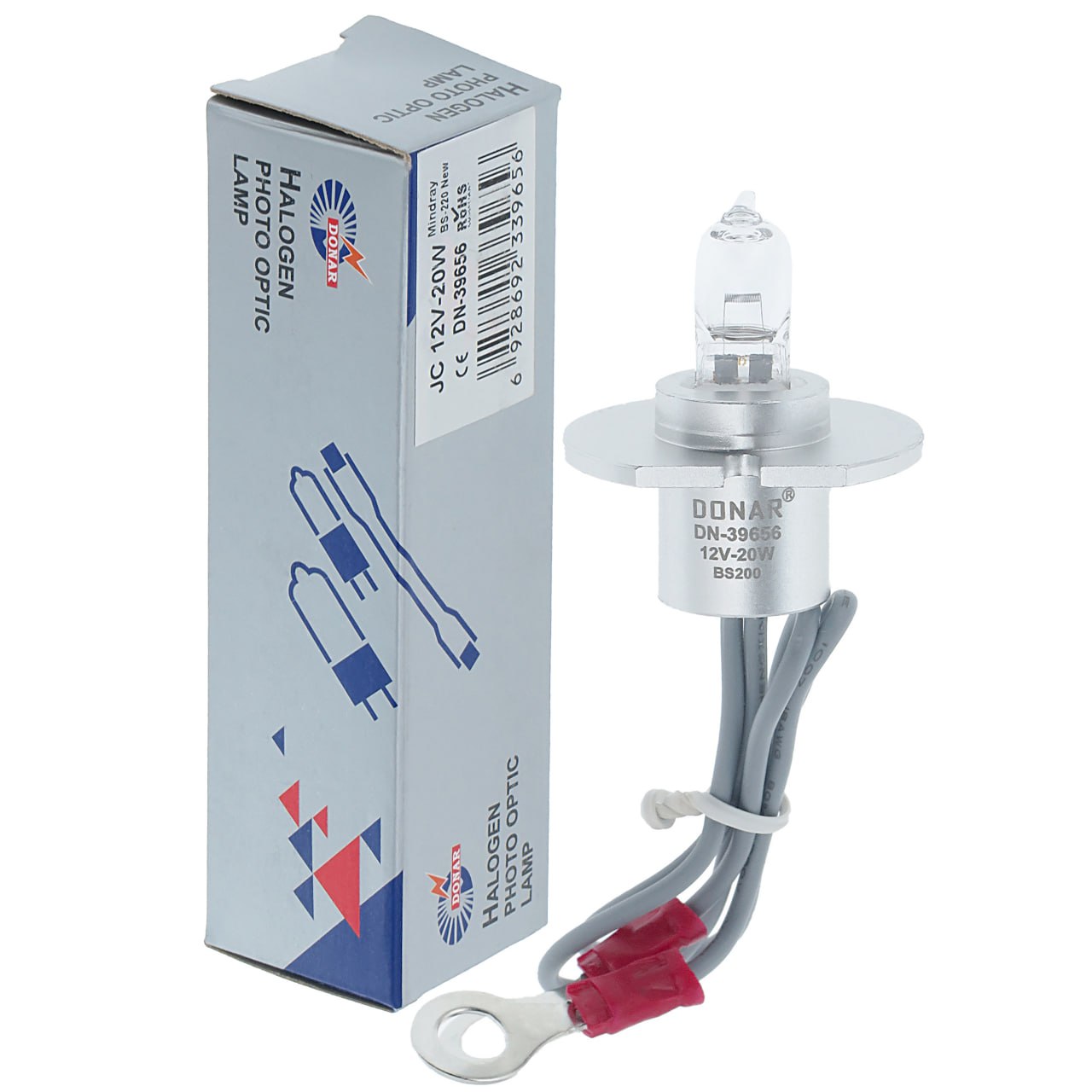لامپ هالوژن اتوآنالایزر بیو شیمی میندری (Mindray) 12 ولت 20 وات (BS-200, BS-300, BS-480)