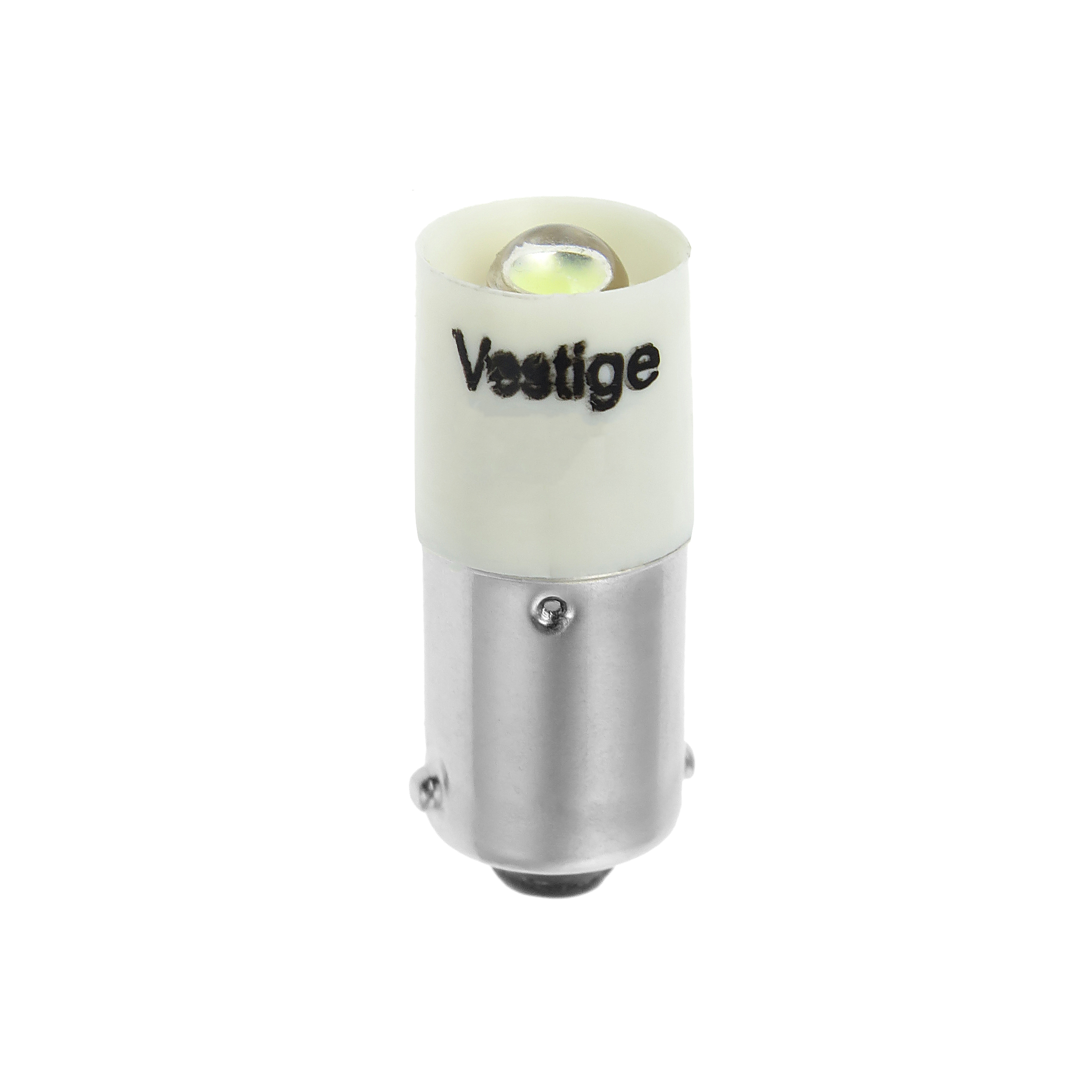 لامپ سیگنال ال ای دی (LED) 24/30 ولت AC/DC وستیج (VESTIGE) مدل خاری کد T10X28MM پایه BA9S
