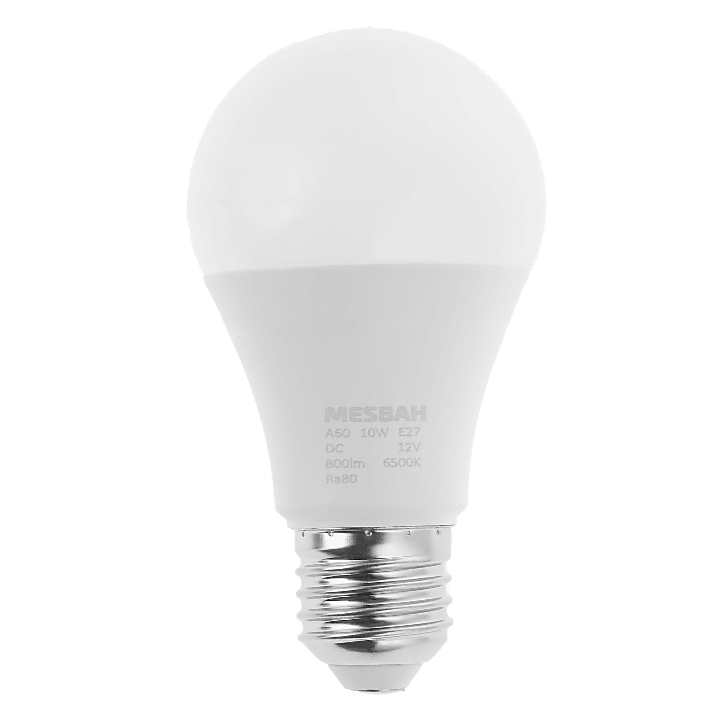 لامپ ال ای دی (LED) 12 ولت 10 وات مصباح کد 12V مدل DC پایه معمولی (E27)