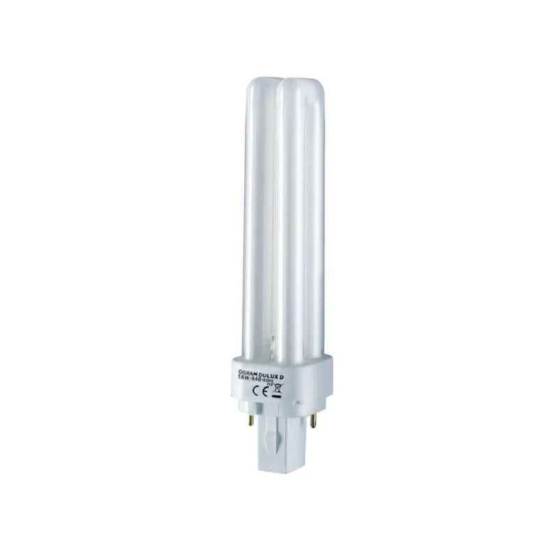 لامپ کامپکت فلوروسنت (چل) 26 وات اسرام مدل دو یو دو پین کد DULUX D پایه G24d-3