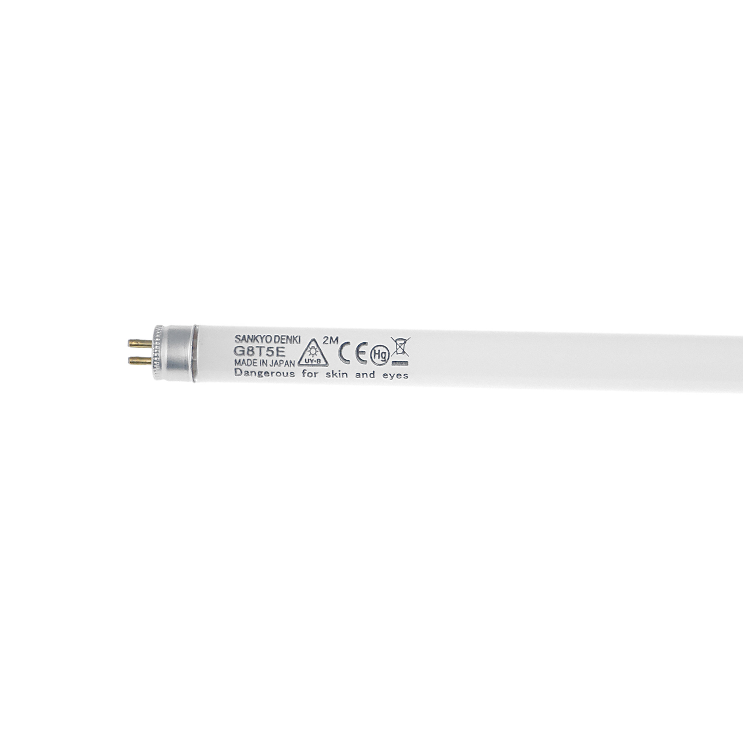 لامپ یووی بی (UVB) 8 وات سانکیو دنکی (SANKYO DENKI) مدل G8T5E پایه G5 مخصوص دستگاه های ژل داک