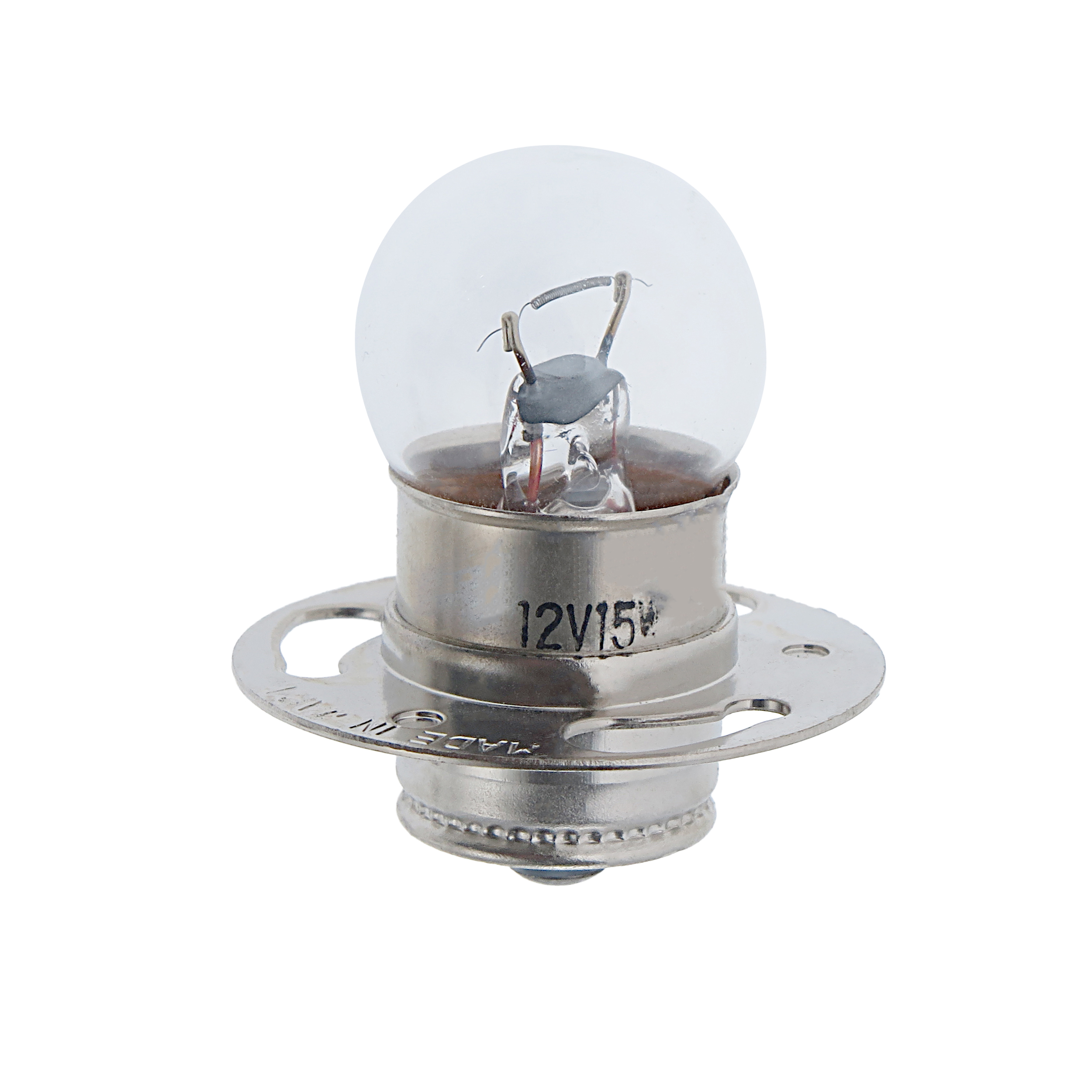 لامپ سیگنال شناور رشته ای 12 ولت 15 وات مدل فندقی حلقه دار کد T16X35MM پایه خاری تک کنتاکت (BA15S)