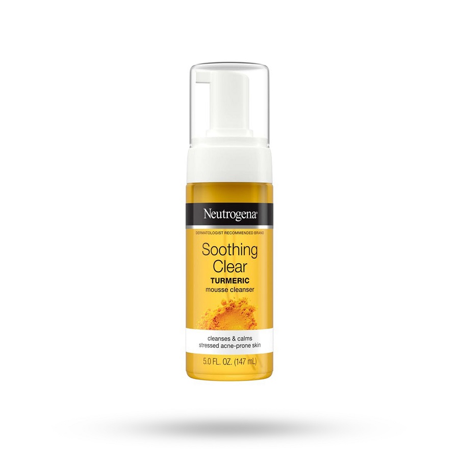 فوم شستشو صورت نوتروژینا (Neutrogena) مدل سوتینگ کلیر (Soothing Clear) حجم 150 میلی لیتر حاوی عصاره زرد چوبه