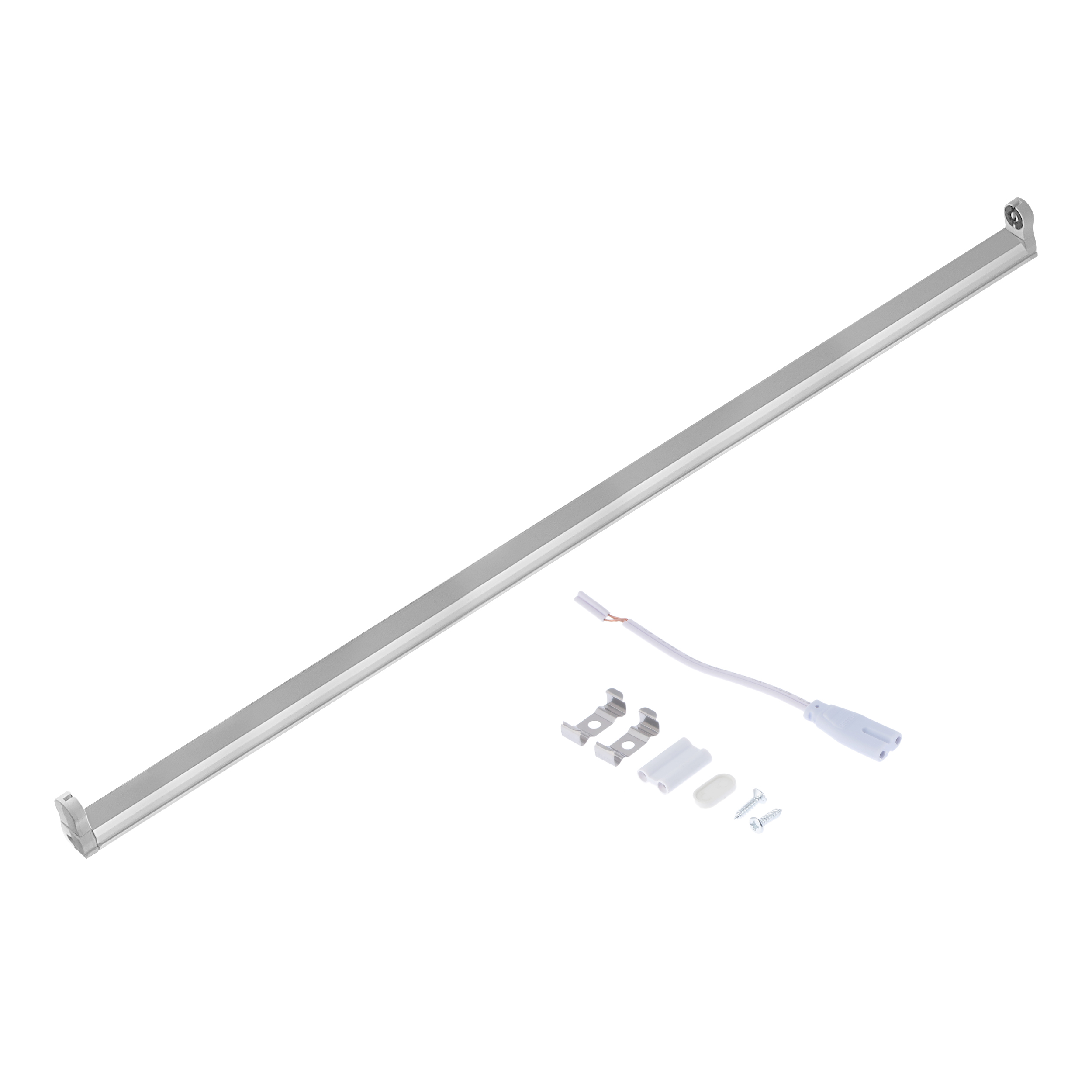 قاب مهتابی 18 وات مصباح مدل 18W-T8-60CM-G13 کامل با ترانس و بدنه آلومینومی بدون لامپ